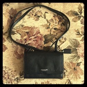 Leather Black Coach Cross Body